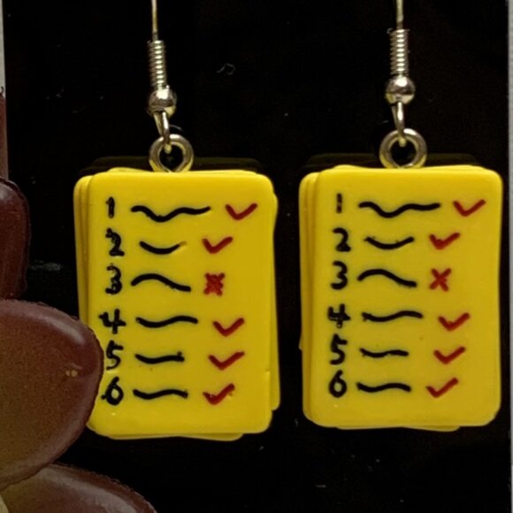 Teacher Earring, Educator Earring, Teacher Appreciation Gift, School Earring - Picture 1 of 6